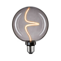 PAULMANN LED-Kugellampe E27 G125 4W schwarz 292.38 1800K 150lm kl dimmbar 360° AC 230V