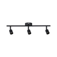 PAULMANN LED-Anbaustrahler 3x10W 3LEDs Carolina 667.57 schwarz GU10 schwarz matt Aluminium IP20