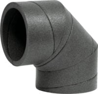 ISO-Rohrsystem Bogen DN125 90Gr