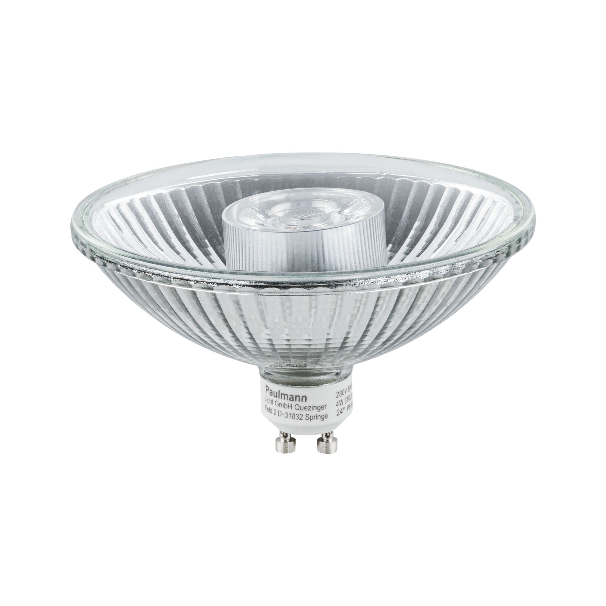 Paulmann PAULMANN LED-Reflektorlampe GU10 QR111 G 289.01 QR111 6,5W 2700K weiß 425lm dimmbar AC