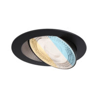 PAULMANN LED-Einbaustrahler 6,5W Konverter schwarz 922.57 3LEDs 2700-6500K weiß 700lm schwarz matt
