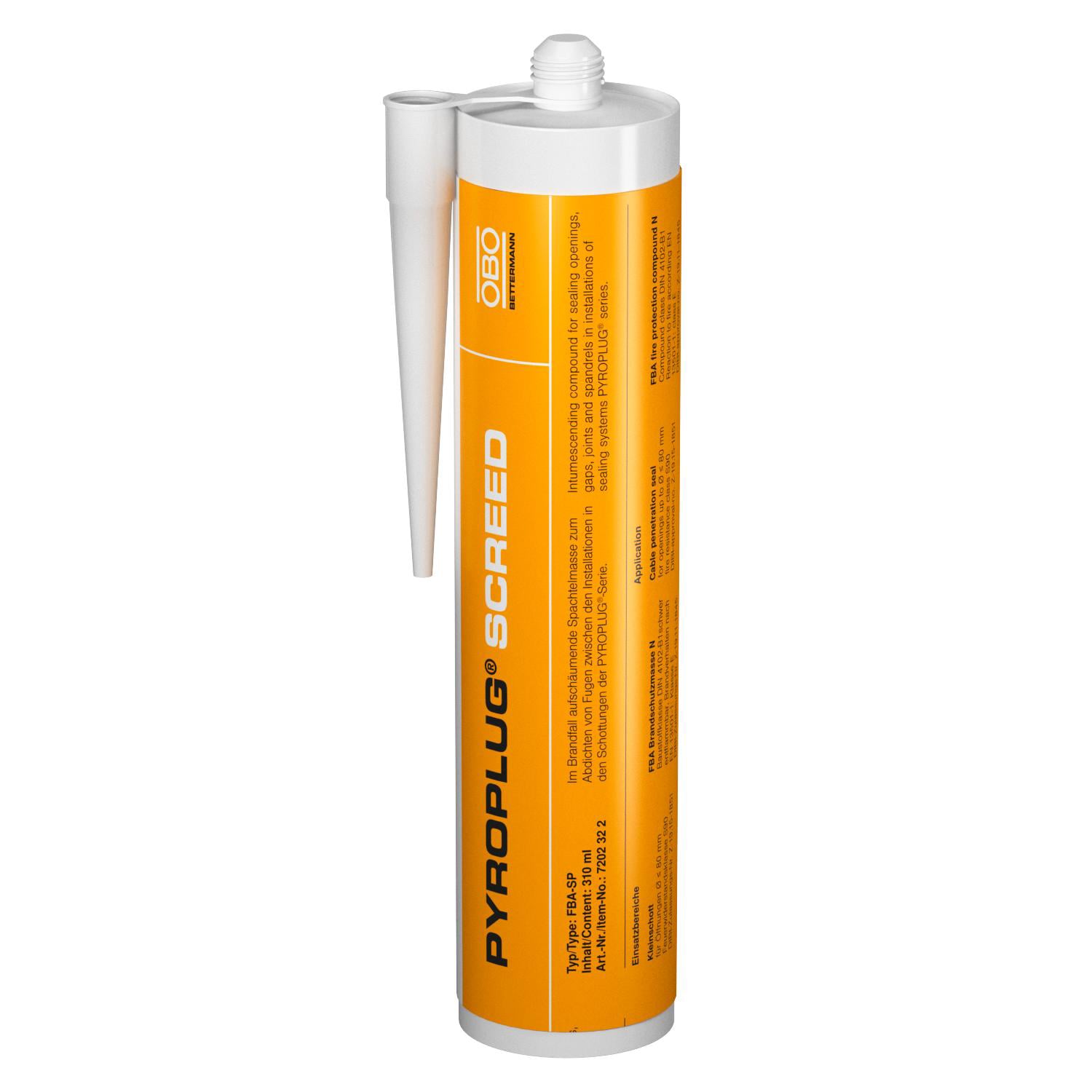 BETTERMANN Brandschutzspachtelmasse PYROPLUG FBA-SP Kartusche 0,31kg