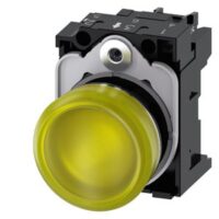 Siemens Dig Industr. Leuchtmelder 22mm, rund, gelb, Linse 3SU1152-6AA30-1AA0