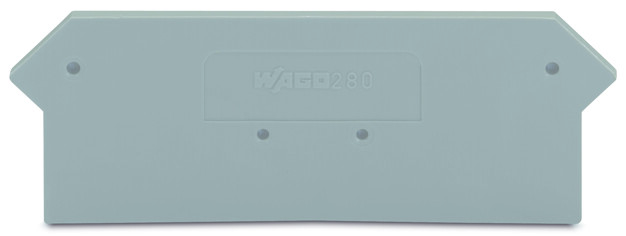 WAGO GmbH &amp; Co. KG Abschlußplatte grau 280-316