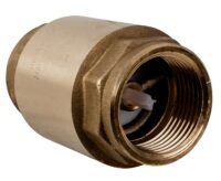 WOLF Schwerkraftbremse/Rückschlagventil aus Messing, Innengewinde 1"