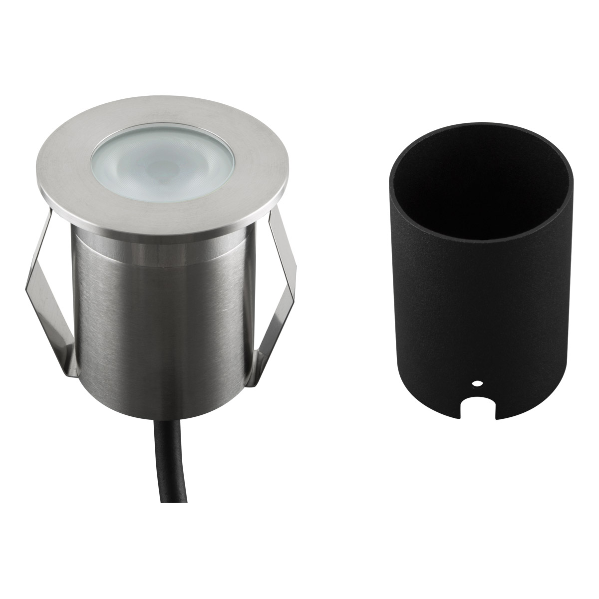 EVN Lichttechnik LED-Bodeneinbauleuchte Edelstahl 230V 2W 652 110