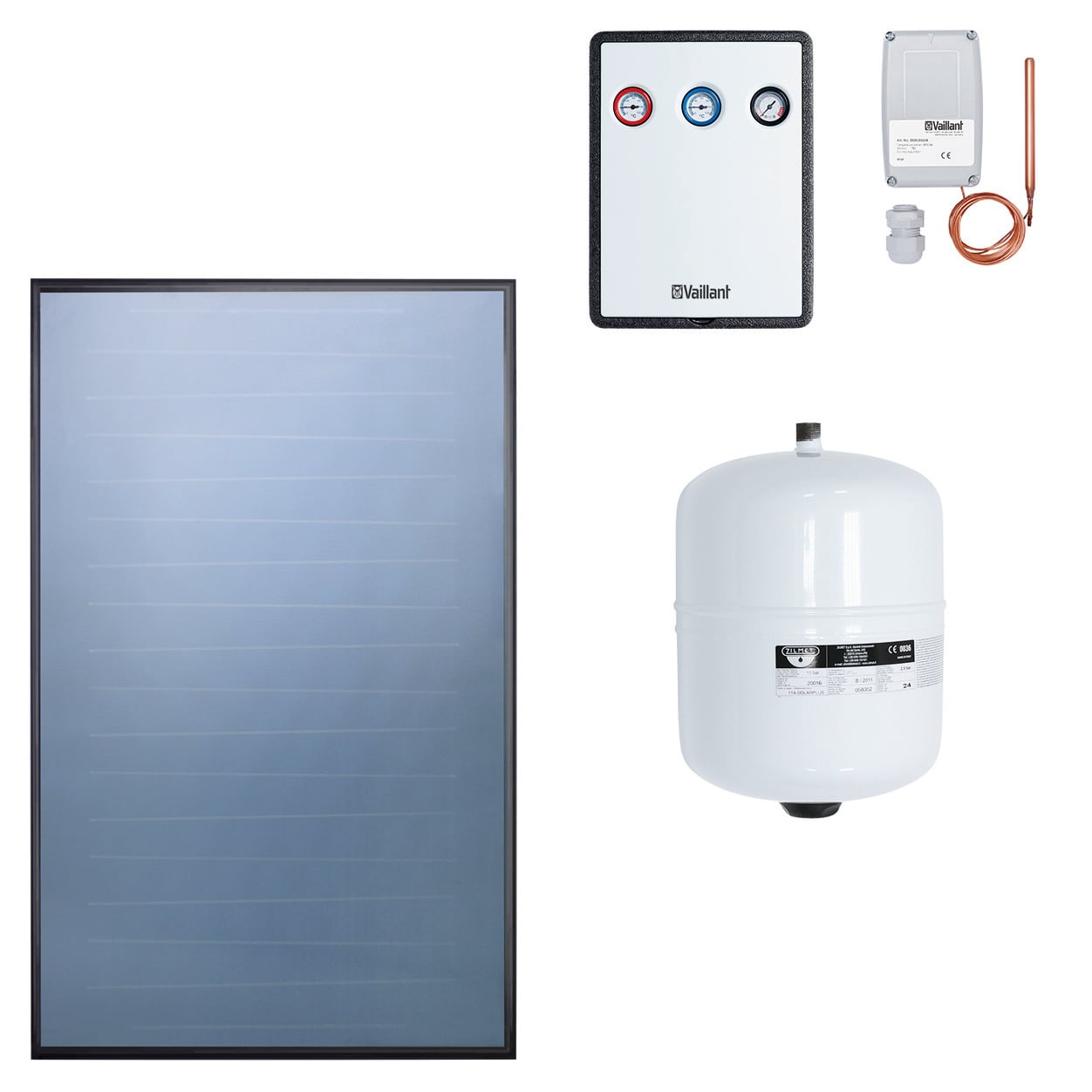 VAILLANT Paket 9.602/6 zur solaren Nachrüstung 2x VFK 155 V