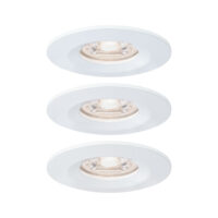 PAULMANN LED-Einbaustrahler 3x4W Konverter weiß Nova 942.99 3LEDs 2700K weiß 310lm weiß Aluminium