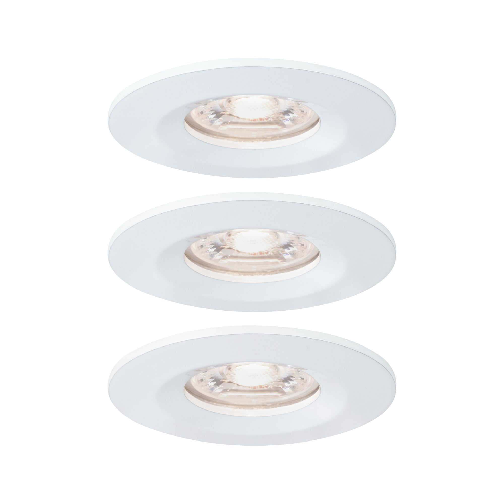 Paulmann PAULMANN LED-Einbaustrahler 3x4W Konverter weiß Nova 942.99 3LEDs 2700K weiß 310lm weiß Aluminium