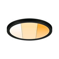 PAULMANN LED-Panel Ø175mm 15W 2000-4000K Areo VariFit 930.99 1200lm schwarz Konverter