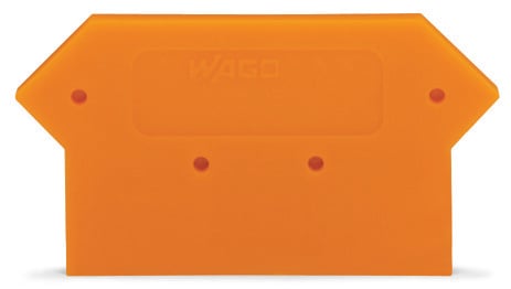 WAGO GmbH &amp; Co. KG Abschlußplatte orange, 2,5mm 284-317