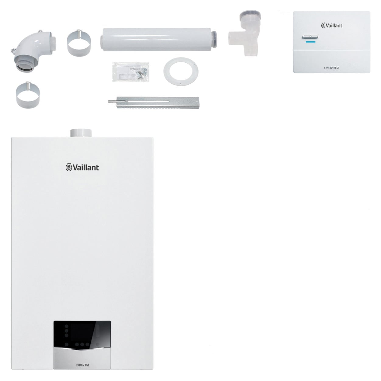 VAILLANT Paket 1.642/2 ecoTEC plus VC 10CS/1-5, VRC 710, LAS starr