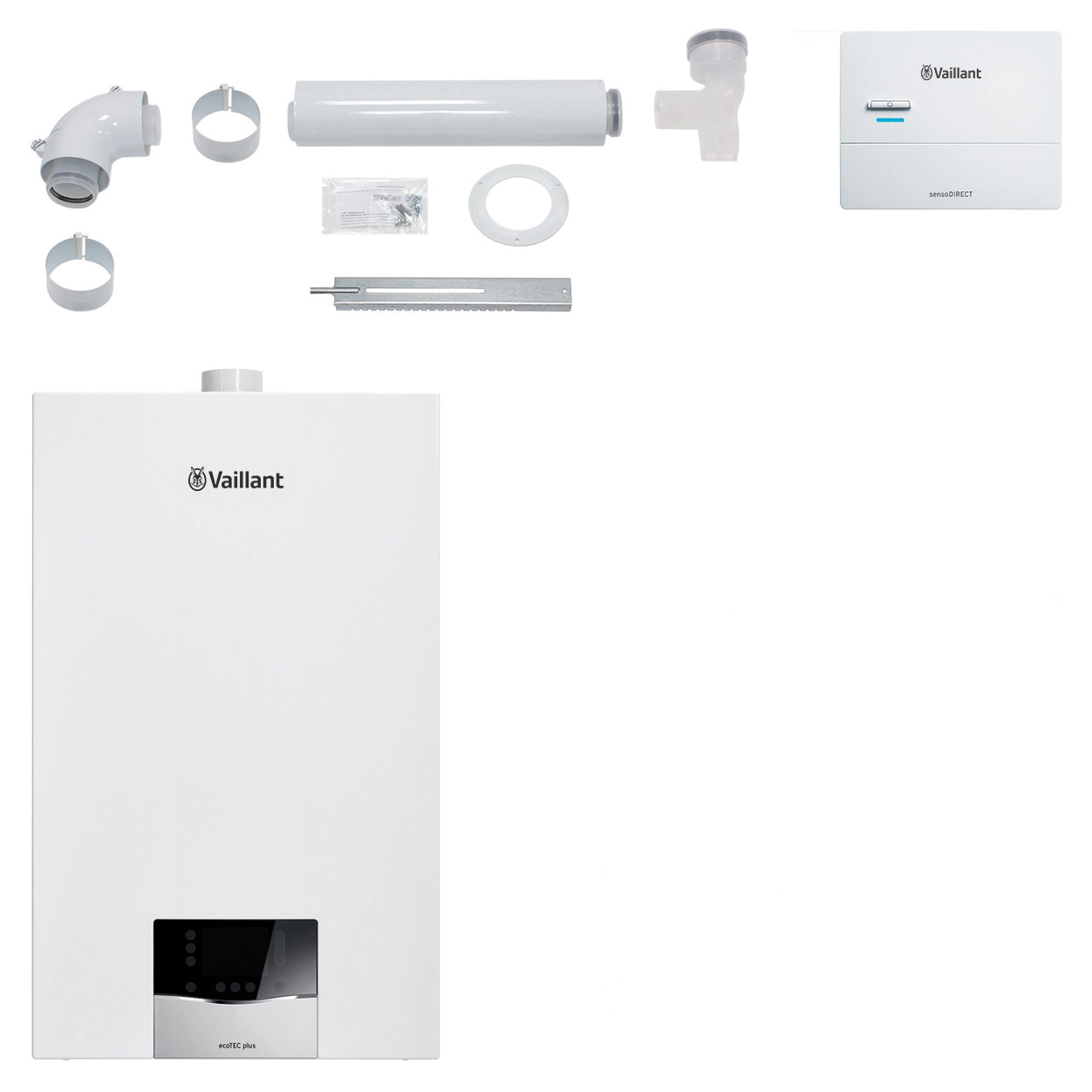 VAILLANT Paket 1.646/2 ecoTEC plus VC 15CS/1-5, VRC 710, LAS starr