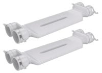 VAILLANT Kreuzungsstück VAZ-B75 ,2 Stück für Luftschlauch rund D 75/62 mm