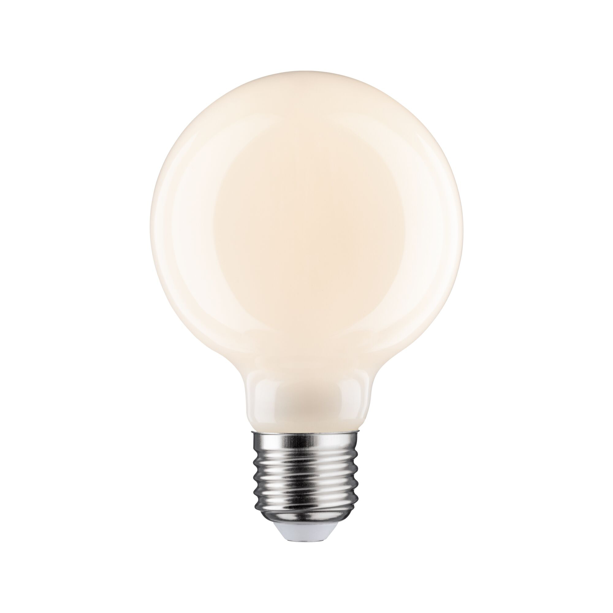 Paulmann PAULMANN LED-Kugellampe FM E27 G80 6W weiß 286.23 2700K 470lm G opal dimmbar UC 230V