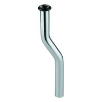 Urinal-Spülrohr 37038 200mm x 18mm Messing Kröpfung 30mm chrom