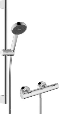 HANSGROHE Brausesystem Aufputz Activera Se 95 2j EcoSmart mit Ecostat Fine Typ 65 chr