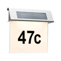 PAULMANN LED-Wandanbauleuchte 0,2W 3000K 937.65 Edelstahl Solar Kst_opal IP44