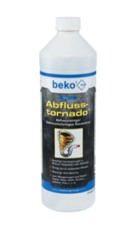 BEKO TecLine Abflusstornadoo, gebrauchsfertiges Konzentrat 1 l Flasch