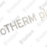 VAILLANT Firmenschild, aroTHERM plus Vaillant-Nr. 8000030645