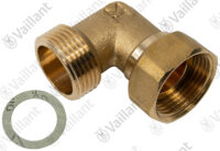 VAILLANT Anschlussstück, Winkel G 3/4 Vaillant-Nr. 0010028153