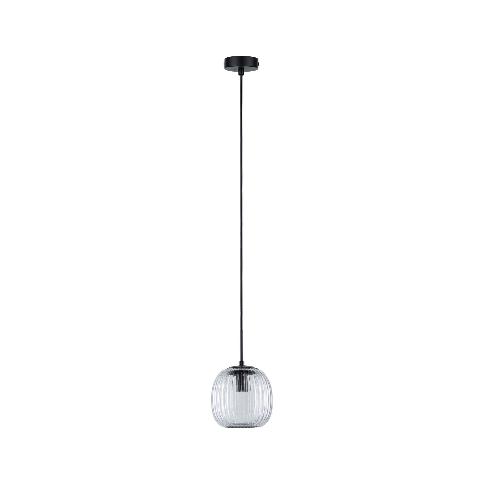 Paulmann PAULMANN LED-Pendelleuchte 1LED schwarz E14 Ruya 711.47 sym IP44