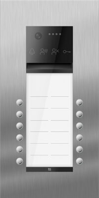 TCS Türstation Unterputz Edelstahl 12RT LAN mit Kamera AVU400212-0030 Vandal Schutz