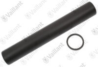 Rohr, Endstück, PP schwarz DN 60x400 Vaillant-Nr. 0020083085