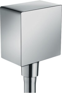 Schlauchanschluss DN15 Fixfit Square mit Rückflussverhinderer chrom