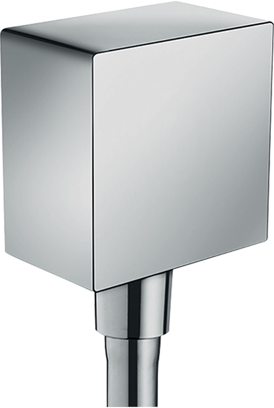 Schlauchanschluss DN15 Fixfit Square mit Rückflussverhinderer chrom