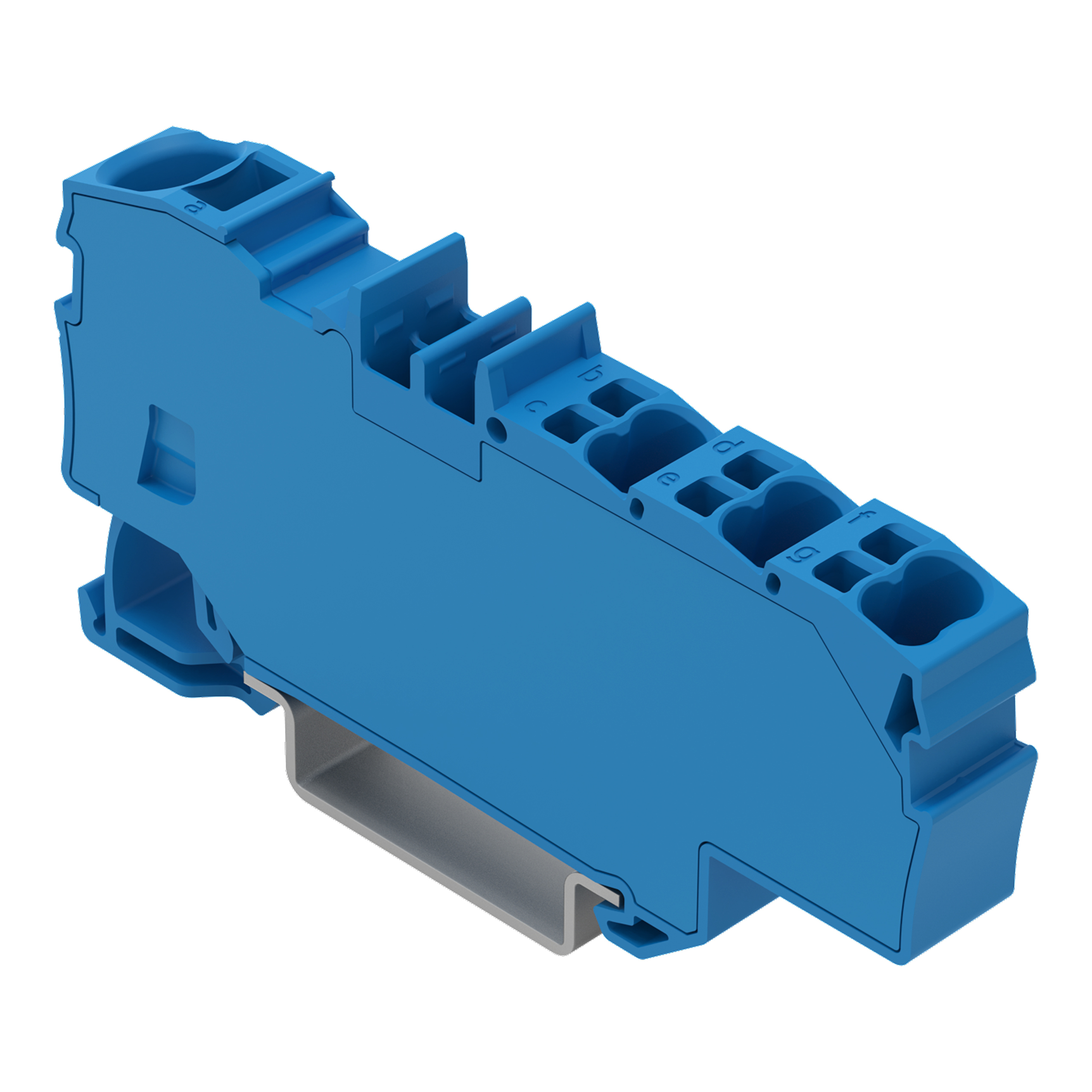 WAGO GmbH &amp; Co. KG Verteilerklemme 1x6qmm/6x1,5qmm, bl 2006-8034