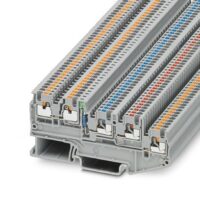 Phoenix Contact Initiatoren-/Aktorenklemme 0,14-1,5qmm, grau PTIO1,5/S/4-LED 24GN