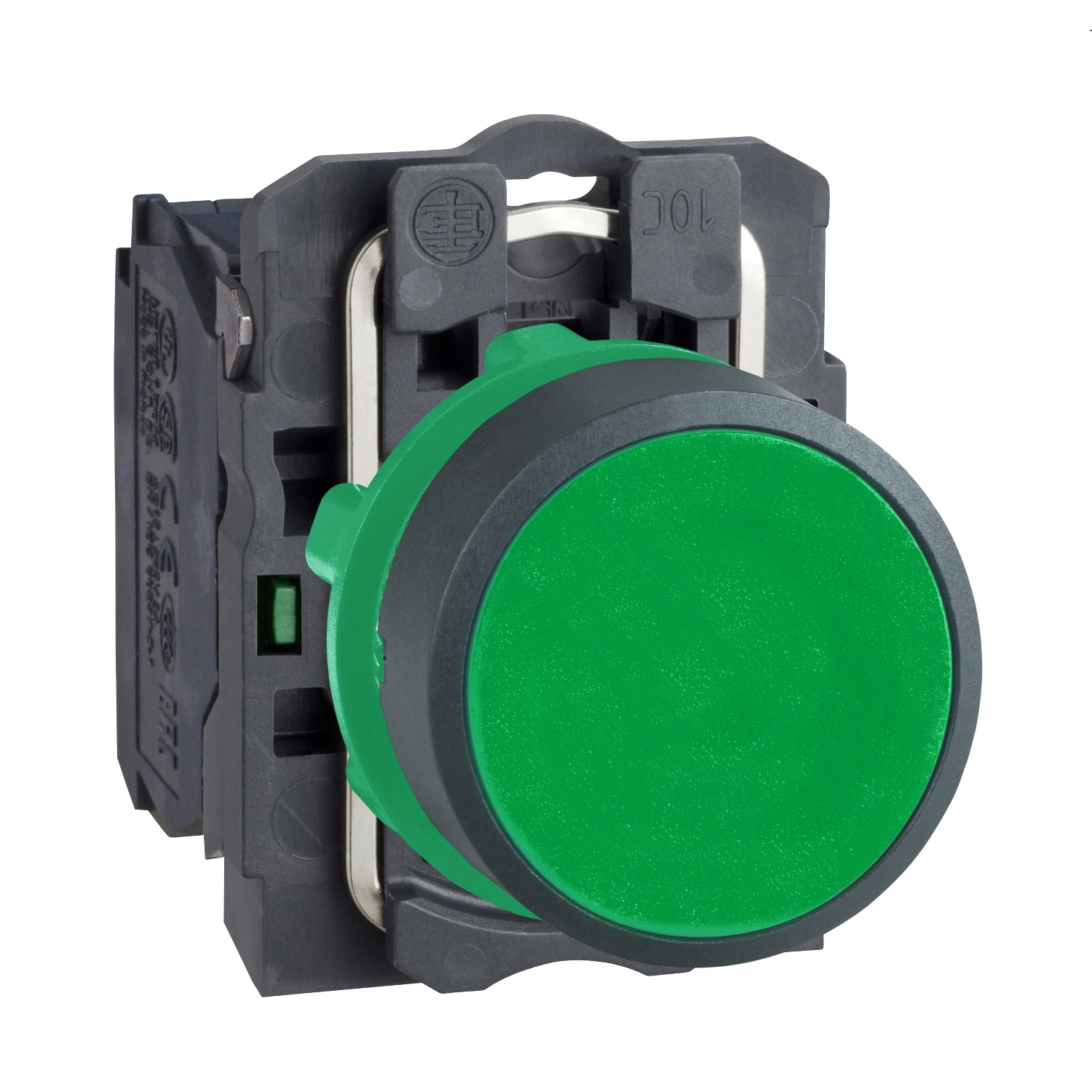 Schneider Schneider Electric Drucktaster flach, gn, 1S XB5AA31