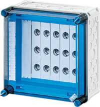 HENSEL Sicherungsgehäuse 63A IP65 uni Mi 3235 Schraubsich Kunststoff mit transpDeckel
