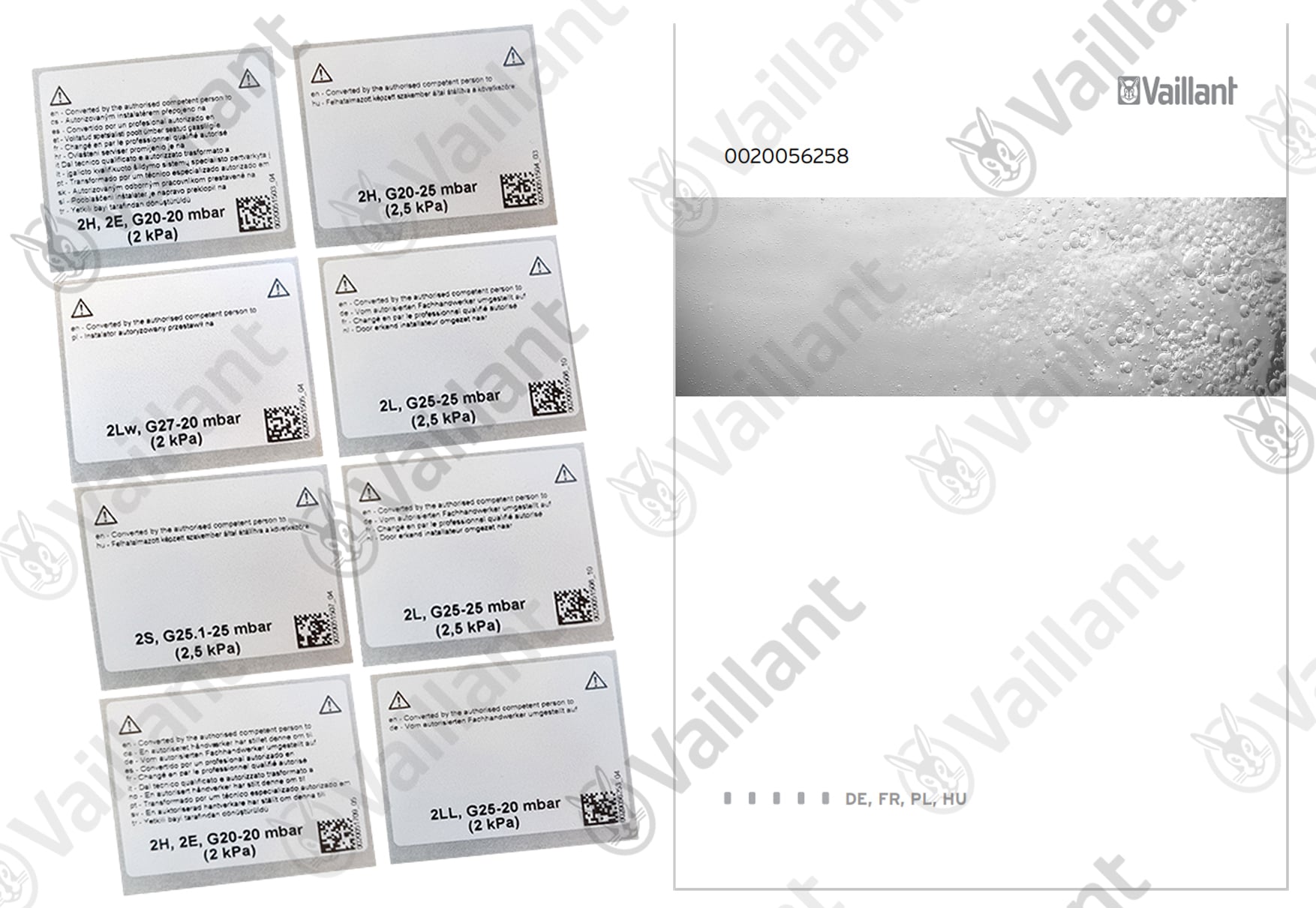 Umstellsatz, E  LL Vaillant-Nr. 0020056258
