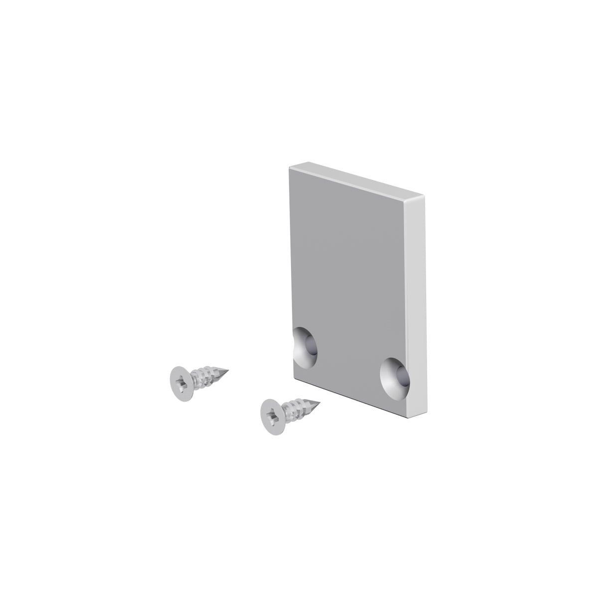 EVN Lichttechnik Aluminium-End-Abschlussplatte hoch APH EAP