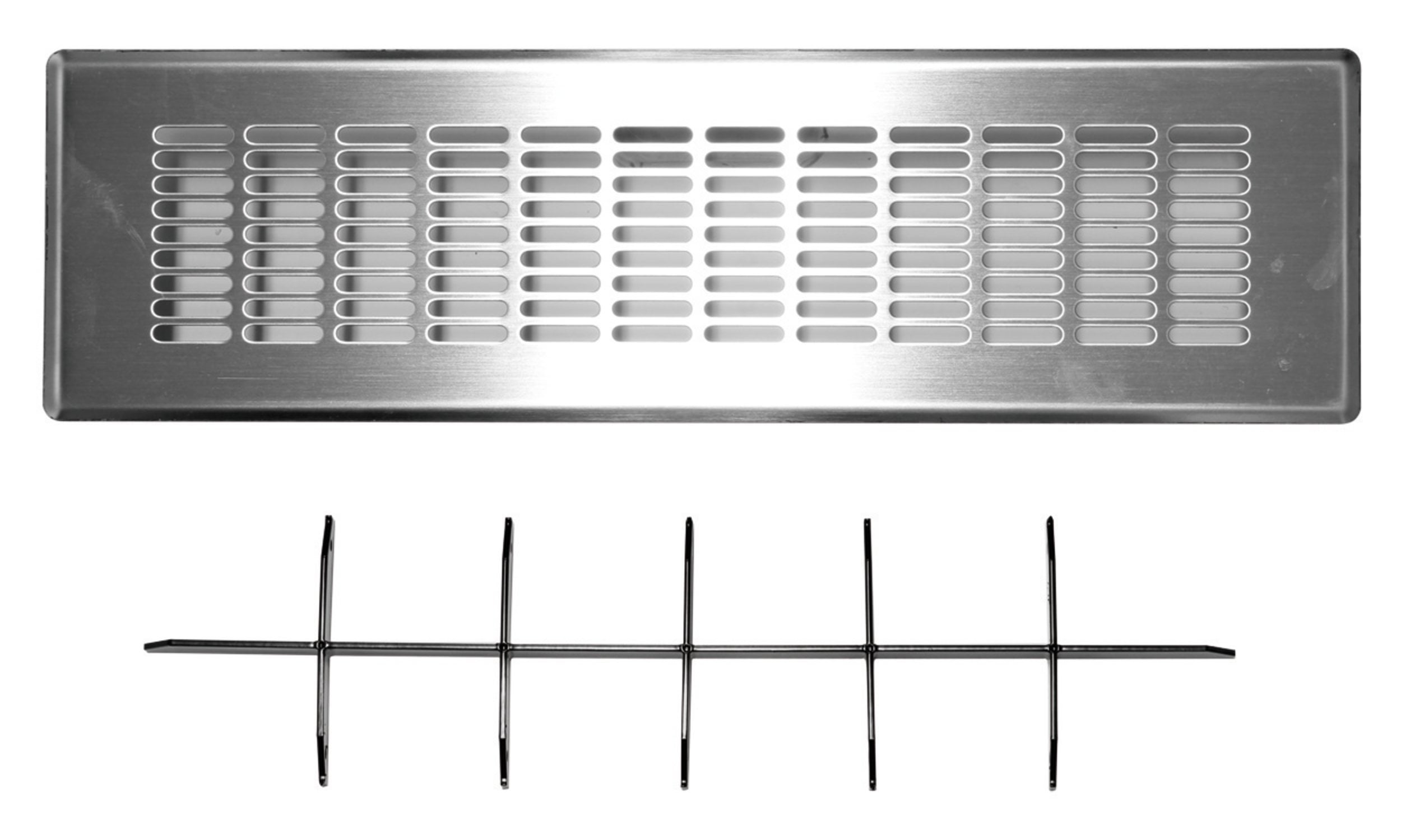 VAILLANT Zuluftgitter für Boden-/Wandauslass Langloch Edelstahl