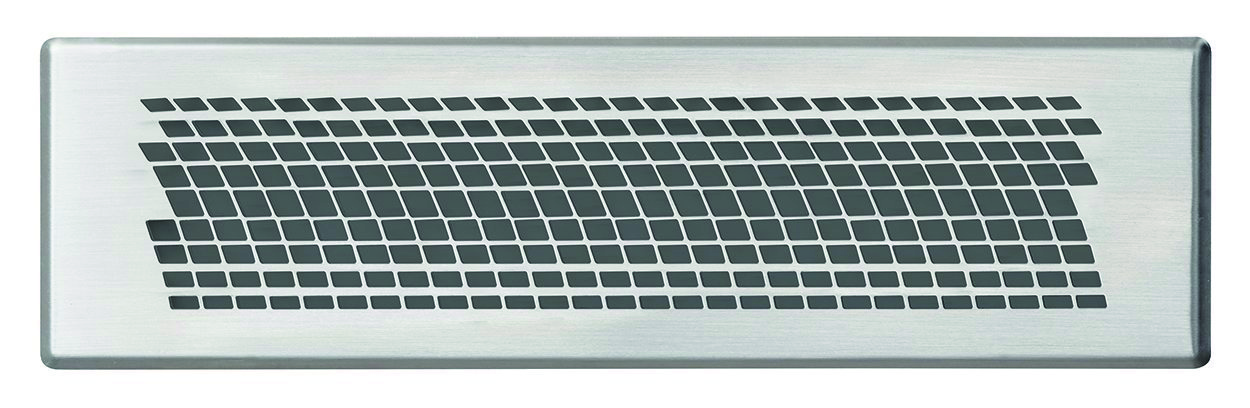 VAILLANT Design Abdeckblende rechteckig Vortex Edelstahl