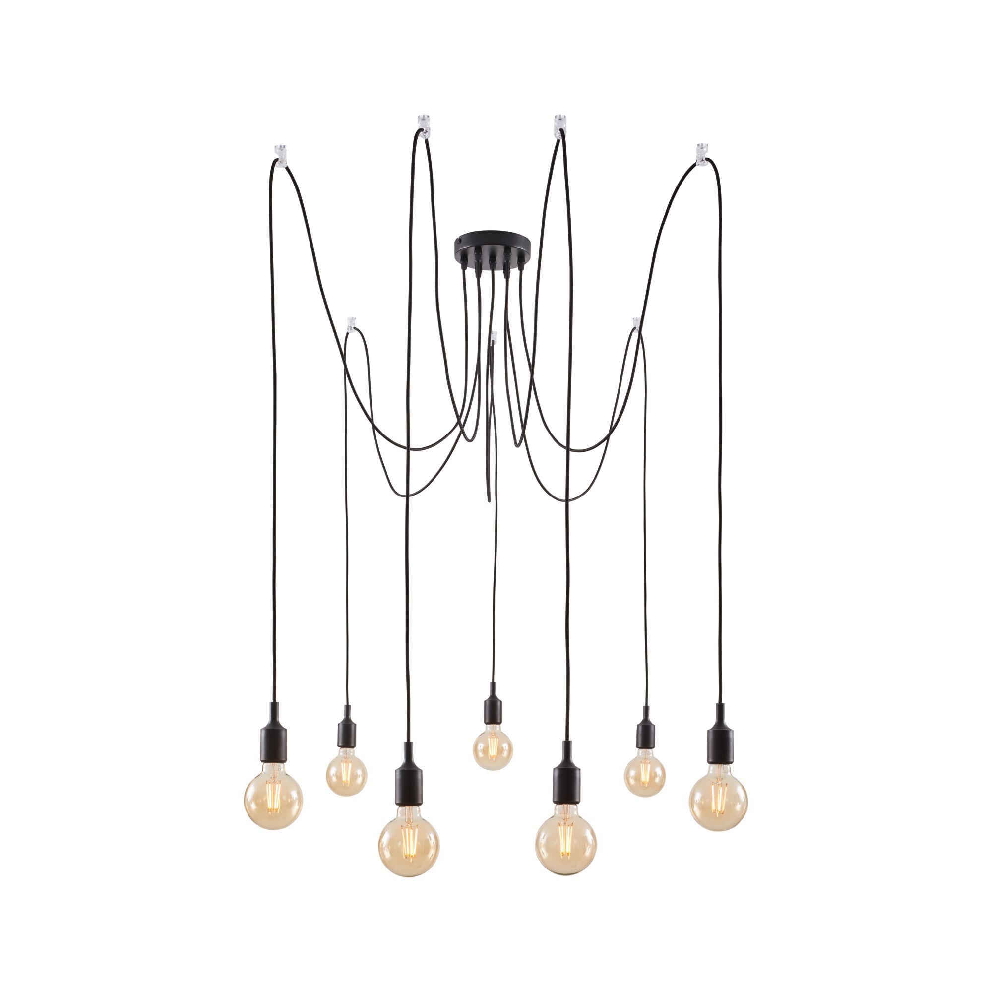 Paulmann PAULMANN Pendelleuchte HV schwarz E27 sym Neordic Ketil 503.90 IP20