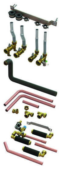 VAILLANT Anschlusskonsole flexoCOMPACT mit integrierter Befüllstation