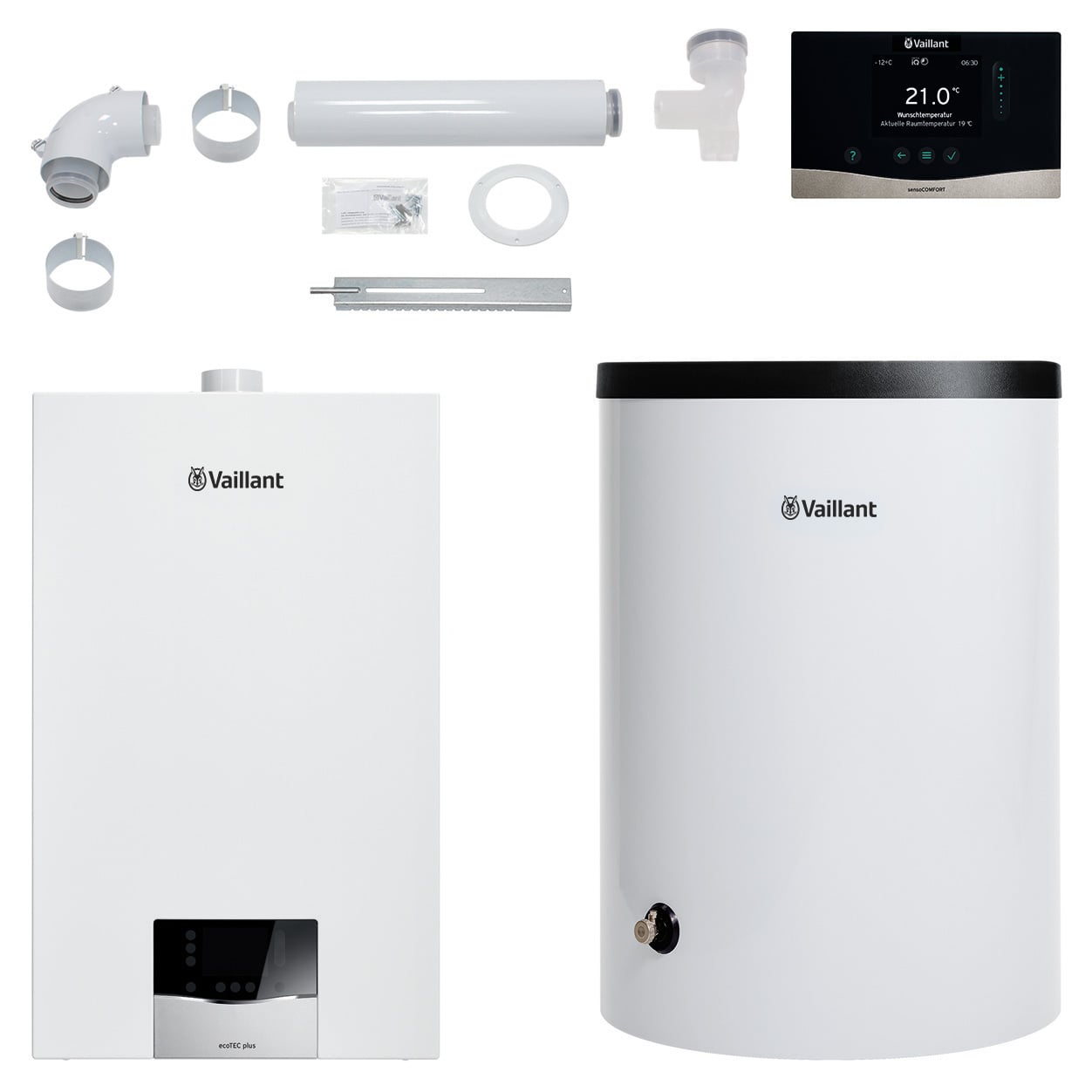 VAILLANT Paket 1.704/3 ecoTEC plus VC 15CS/1-5, VRC 720/3,VIH R120, LAS starr
