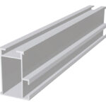 VAILLANT Montageschiene, 60 x 37,1 mm, Länge 2.380 mm, silber (1 Stück)