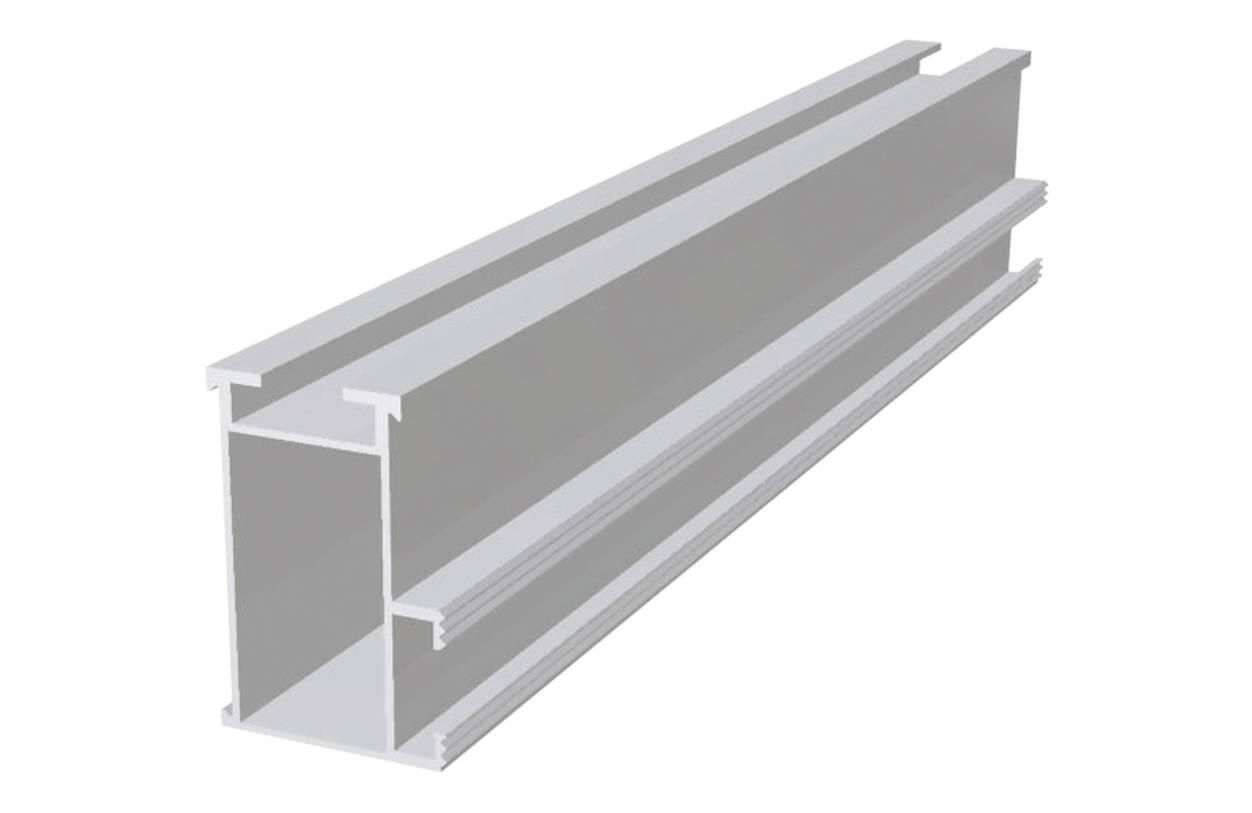 VAILLANT Montageschiene, 60 x 37,1 mm, Länge 2.380 mm, silber (1 Stück)