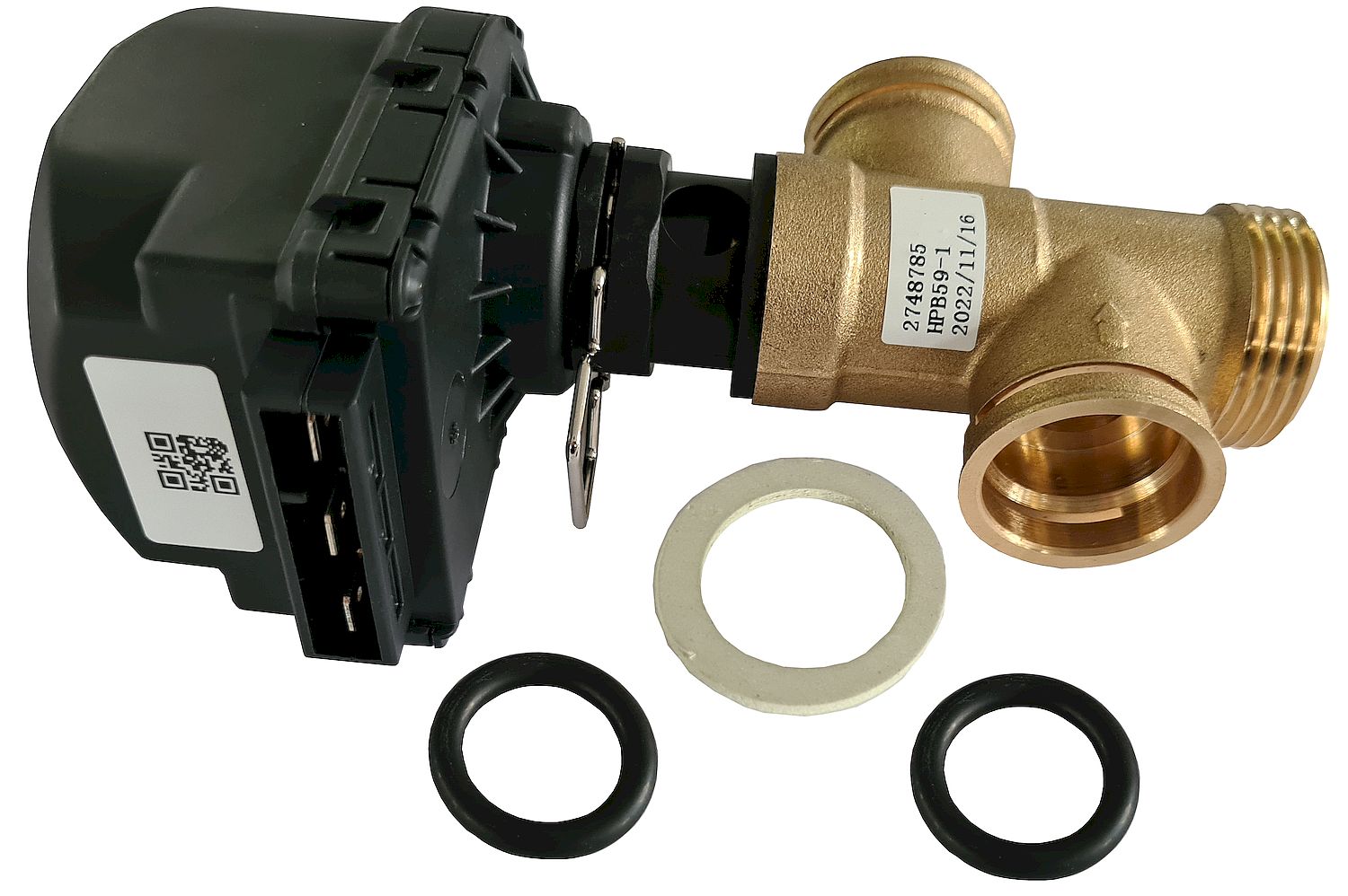 WOLF Dreiwegeumschaltventil mit Motor für Thermen-Baureihen CGU-2 und CGB-2