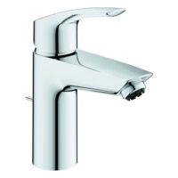 GROHE Einhebel-Waschtischbatterie Eurosm S-Size Niederdruck Zugst.-Abl grt. chrom
