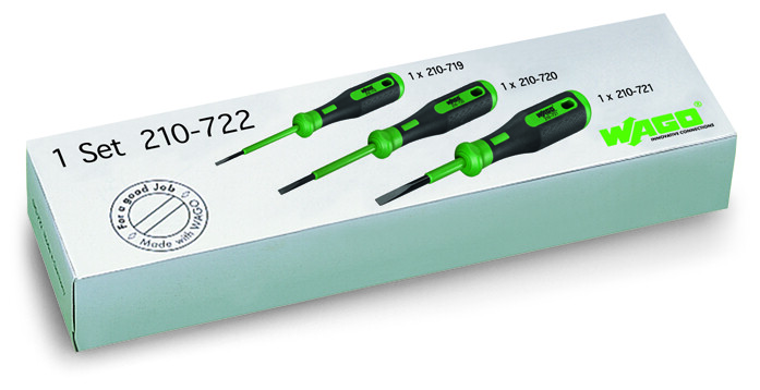 WAGO GmbH &amp; Co. KG Schraubendreher-Set mit Isolierschutz 210-722
