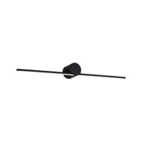 PAULMANN LED-Spiegelleuchte 6W 3000K schwarz Sava 754.11 300lm