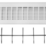VAILLANT Zuluftgitter für Boden-/Wandauslass Langloch weiß