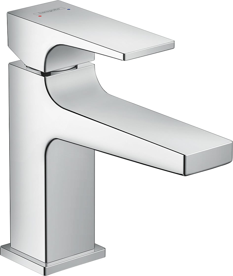 Waschtischmischer 100 Metropol chrom kurzer Auslauf mit Push-Open Ablaufg.