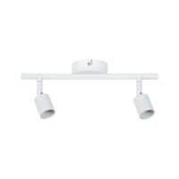 PAULMANN LED-Anbaustrahler 2x10W 2LEDs Carolina 667.64 weiß GU10 weiß matt Aluminium IP20